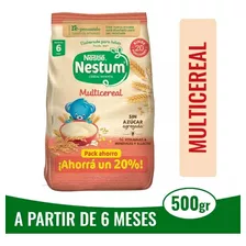 Nestum Cereal Infantil Multicereal Sin Azúcar Agregada X 500