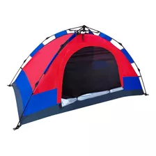 Carpa 2 Personas Reforzada Impermeable Camping Con Cobertor