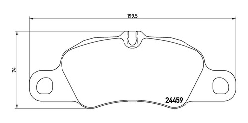 Balatas Bajos Metales Del Porsche Boxster 13/16 Brembo Foto 3