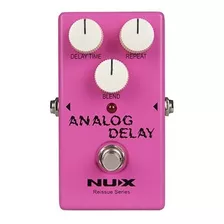 Pedal Nux Analog Delay De Efecto Para Guitarra Electrica Color Caracteristico