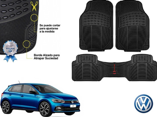 Tapete Cajuela T Cross Vw 2020 A 2022 Uso Rudo Logo Plastico