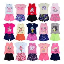 6 Conjunto Infantil Menina 10 Ao 14 Juvenil Premium Barato