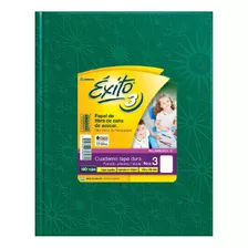 Cuaderno Éxito E3 Tapa Dura 100 Hojas Rayadas Verde