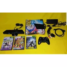 Consola Xbox 360 Con Kinect 2 Controles Y 3 Juegos Originale