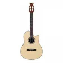 Ovation Ab24ciip Guitarra Electroclasica Nylon Applause Plus Color Natural Orientación De La Mano Derecha