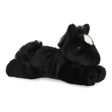 Peluche Aurora Mini Flopsie Caballo Negro Beau Spirit Tierno