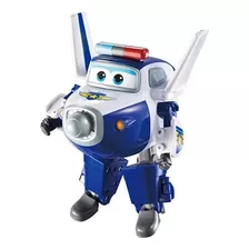 Super Wings Avión Transformable Figuras Superchatged Paul