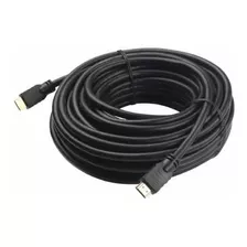 Cabo Hdmi 15m Blindado 1.4 Ethernet 15 Metros Full Hd 3d Cor Preto