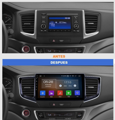 Android Honda Pilot 2016-2022 Gps Touch Radio Bluetooth Usb Foto 10