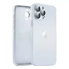 Case De Celular Para iPhone De Vidro Com Proteção De Câmera