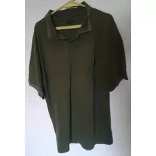 Remera Verde Con Cuello Colcci Casualwear Talle G.