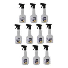 Borrifador Pulverizador Spray Transparente 500ml Kit Com 10