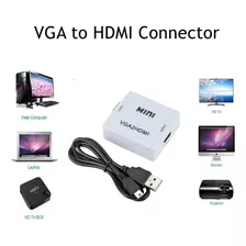 Adaptador Convertidor Vga A Hdmi Para Tv Con Hdmi