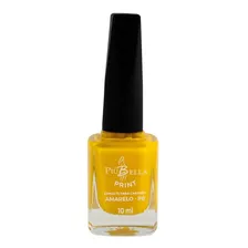 Esmalte Carimbo Amarelo Piu Bella 10ml Decoração Unhas 