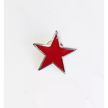 Broche Estrela Vermelha Pin De Metal Exclusivo