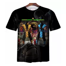 Remera Mortal Kombat Sub Zero Vs Scorpion Ranwey Pr104