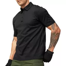 Mier - Camisa Polo Táctica Para Hombre, Manga Larga Y Cort.