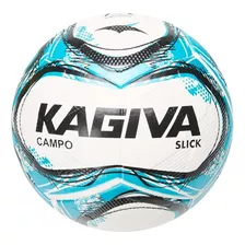 Bola De Futebol Slick Campo Kagiva Cor Verde Mar/preto