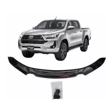 Rompeviento Toyota Hilux 2021-2022 Nuevo Deflector Negro