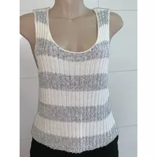 Blusa Regata Em Linha Tricot Hering Tam.m