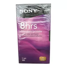 Cassete Vhs Sony T160vr 160 Minutos, 10 Piezas