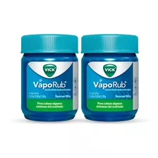 Pack X2 Ungüentos Vick Vaporub Para El Resfriado 200g 