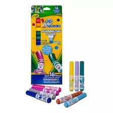 Plumones Crayola Pip Squeaks 16pz Tamaño Pequeño