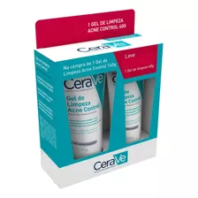 Cerave Gel Limpeza Acne Control140g + Gel Limp. 40g