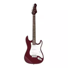 Guitarra Electrica Kansas Eg-p15wr-kns Rosewood Wine Red