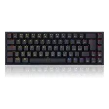 Teclado Mecânico Gamer Redragon Castor K631 Rgb Preto Switch Linear Red Português Brasil Abnt2