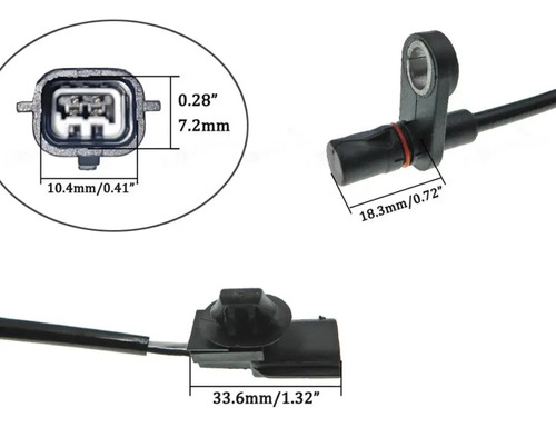 Sensor Abs Trasero Izquierd O Derecho Suzuki Swift 2010-2021 Foto 3