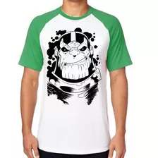 Camiseta Luxo Thanos Vilão Black Vingadores Avengers Marvel