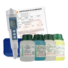 Phmetro C/ Certificado + Soluções De Calibração E Hidratação