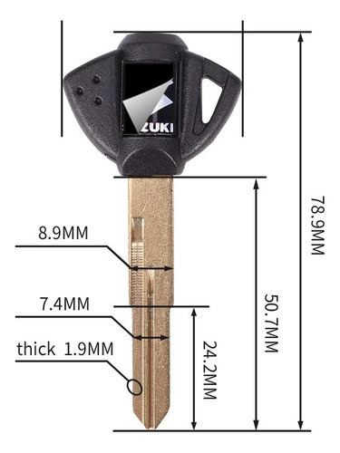 Llave Virgen Para Moto Suzuki, Bandit, Gs, Gsx, Gsr, Etc. Foto 4