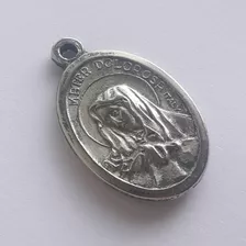 Medalha Sacra - Mater Dolorosa/ Ecce Homo - Década De 60/70