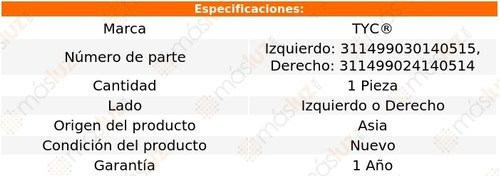 Faro Izq O Der Volkswagen Amarok 11/16 Generica Foto 2