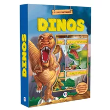 Dinos: 6 Livros Cartonados, De Cultural, Ciranda. Série Box Com Janela Com 6 Ciranda Cultural Editora E Distribuidora Ltda., Capa Dura Em Português, 2018