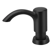 Dispenser Sabão Liquido Embutir 500 Ml Bico Preto Black