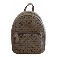 Mochila Guess Original Modelo Mg908229 Med:28x23x10 Cm Cafe