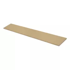 Prateleira Reta Mdf Cru Com Suporte Invisível 120x20