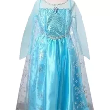 Vestido Fantasia Frozen Elsa Princesa Infantil 1