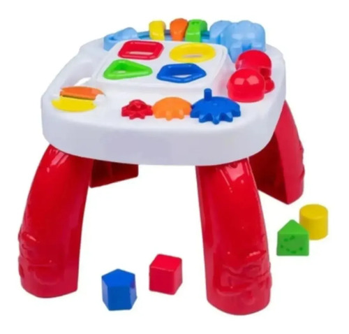 Mesa Pedagógica Educativa Play Time Cotiplas Meninos Meninas Branco