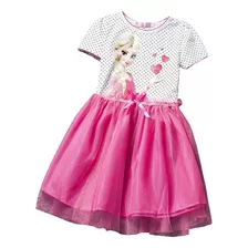 Vestido Frozen Niña Disfraz Tutu Elsa Ropa Disney Princesa