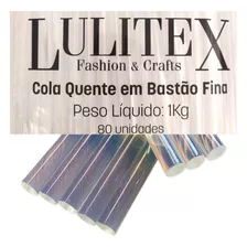 Bastão Cola Quente Bastão Artesanato Silicone Fina 1 Kg