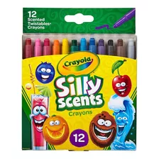 Crayola Silly Scents Twistables 12 Crayones, Dulce Perfumada