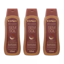 Kit C3 Bronzeador Sem Sol 125ml Red Apple