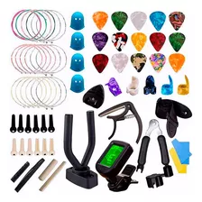 Kit De Accesorios Para Guitarra Acustica Cuerdas Gadnic