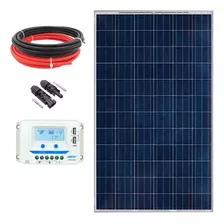 Kit De Energia Solar Resun Painel 100w Controlador Cabo 10m