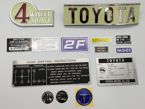Foto de Toyota Land Cruiser Fj40 Emblemas 5 Cambios 