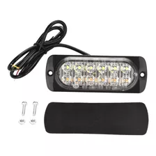 Luz De Estrobo Modulo 12 Leds Multifuncional Ambar/blanco